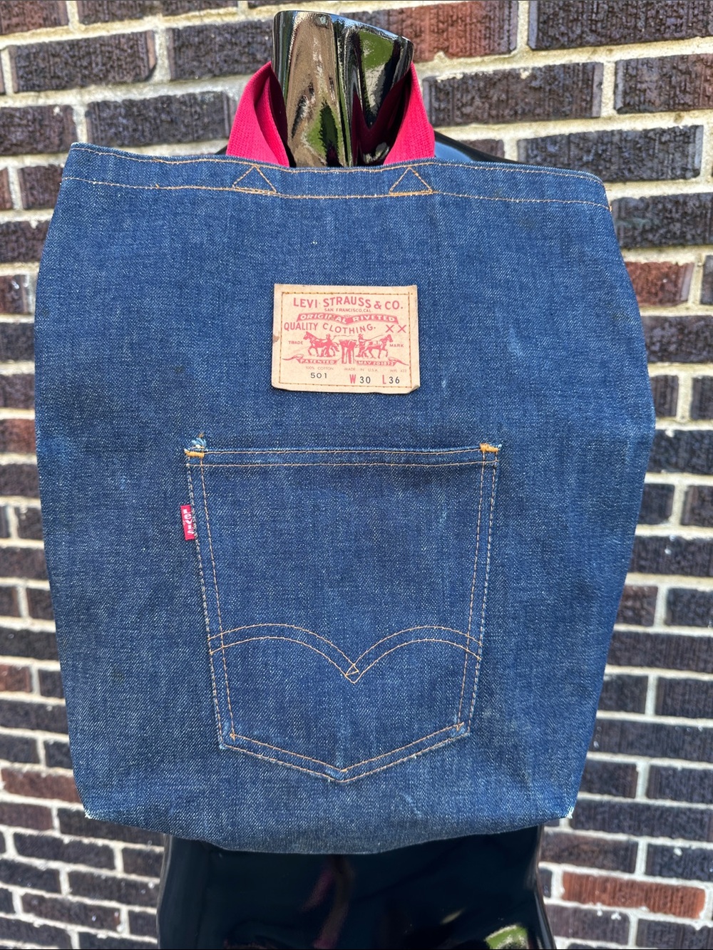 RARE 1970s Levi’s Denim Tote by Now! Design San Francisco